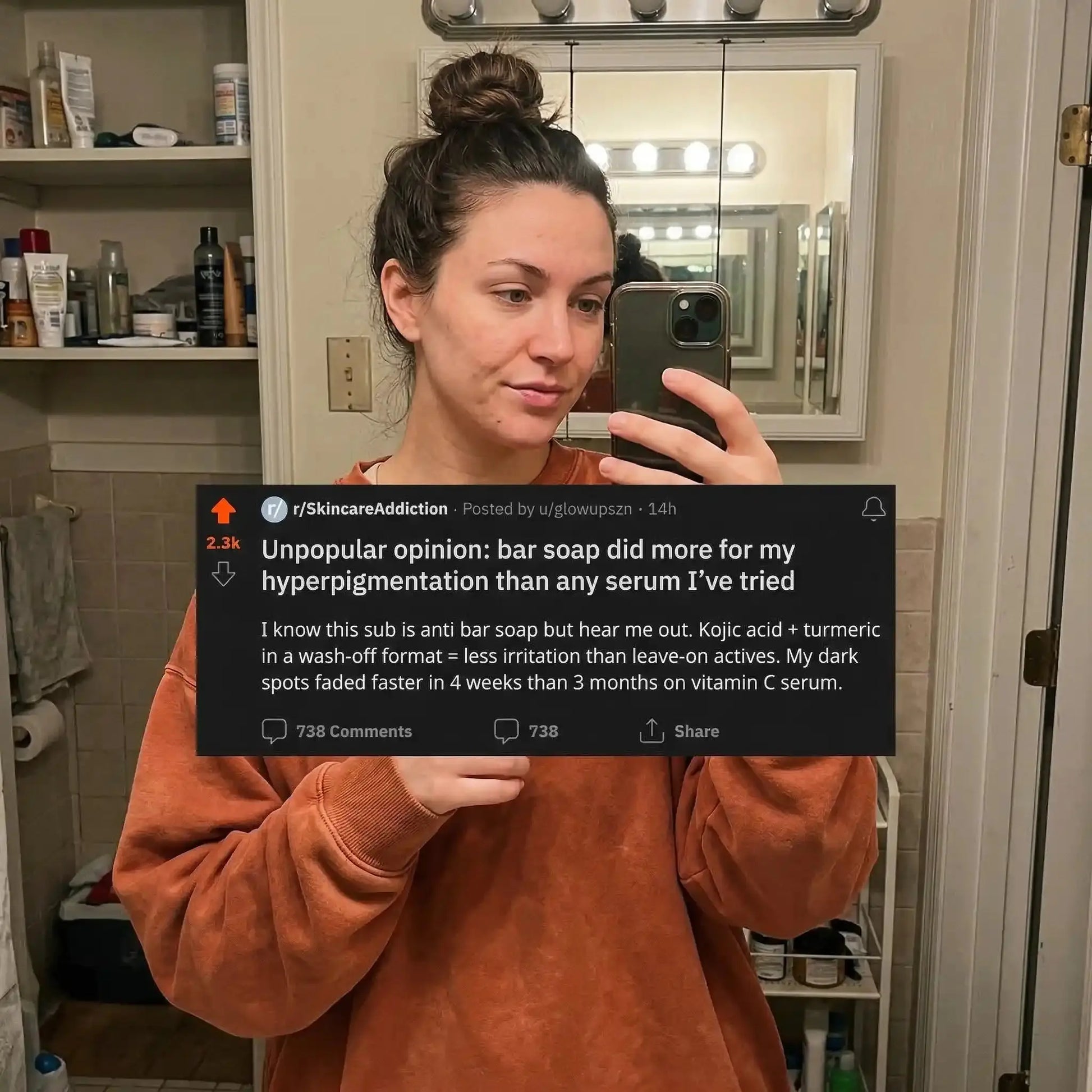 Clearer, Brighter Skin in Just 3–4 Weeks · Kojic Acid & Turmeric Soap lumosoap