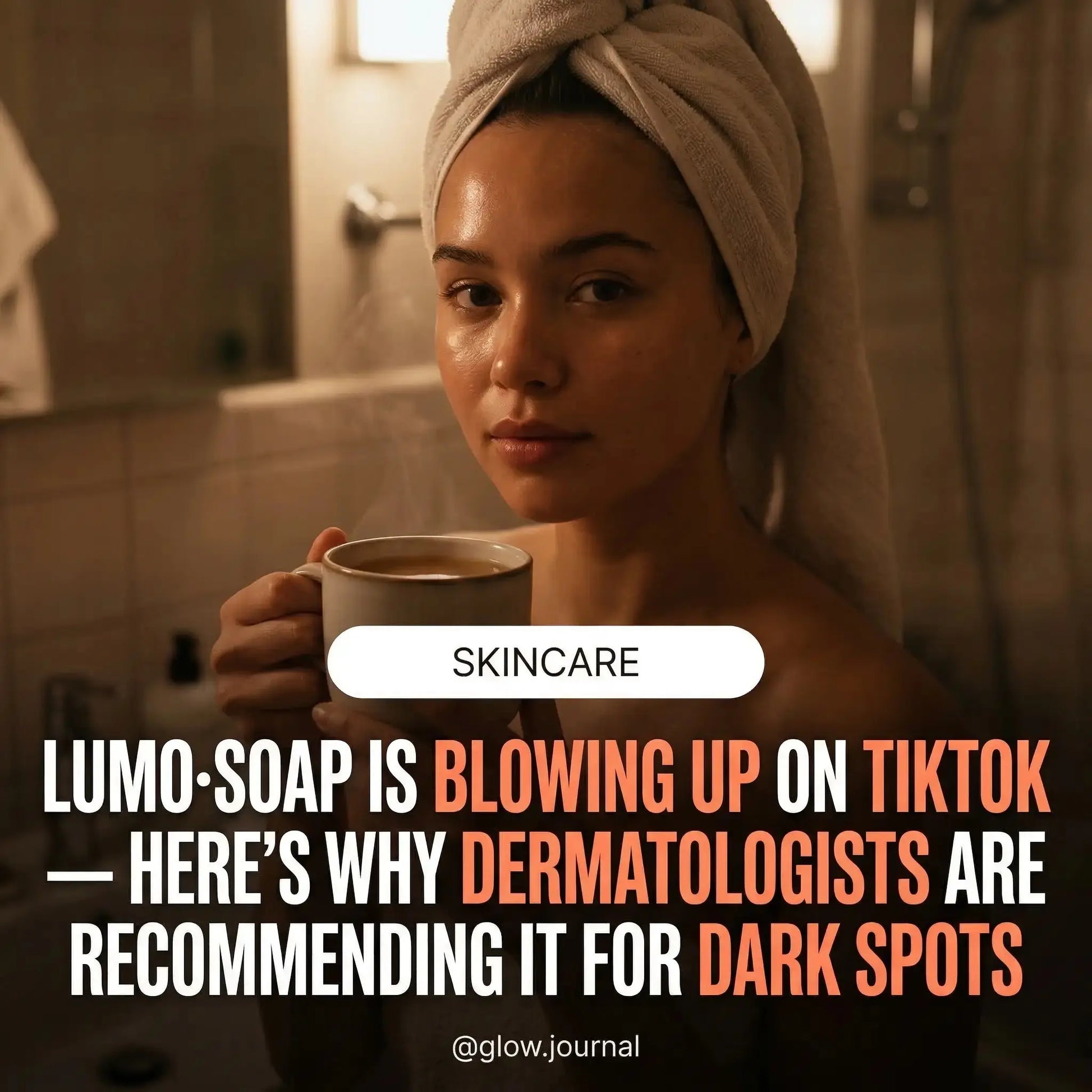 Clearer, Brighter Skin in Just 3–4 Weeks · Kojic Acid & Turmeric Soap lumosoap