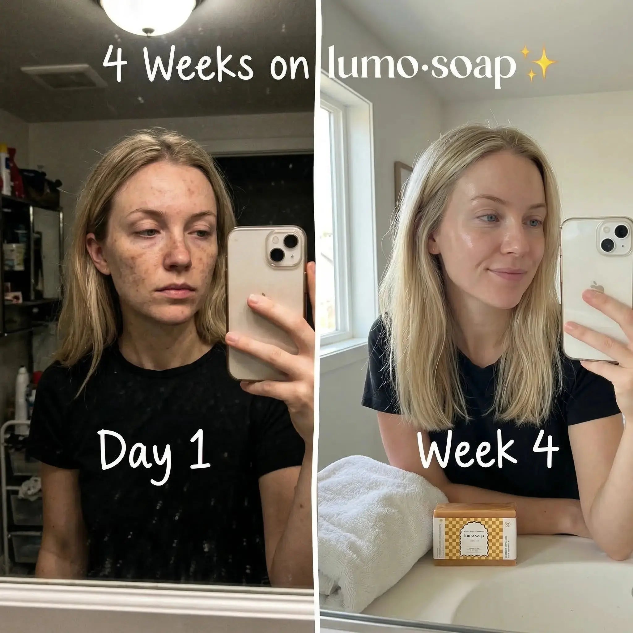 Clearer, Brighter Skin in Just 3–4 Weeks · Kojic Acid & Turmeric Soap lumosoap